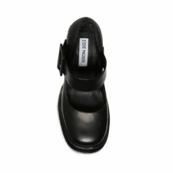 SteveMadden CARLY BLACK LEATHER -Steve Madden | Official Store STEVEMADDEN SHOES CARLY BLACK LEATHER TOP