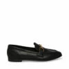 SteveMadden CARRINE BLACK LEATHER -Steve Madden | Official Store STEVEMADDEN SHOES CARRINE BLACK LEATHER SIDE