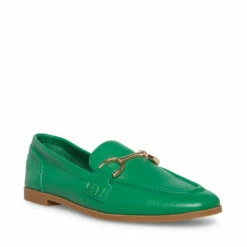SteveMadden CARRINE GREEN LEATHER 14 SteveMadden CARRINE GREEN LEATHER -Steve Madden | Official Store STEVEMADDEN SHOES CARRINE GREEN LEATHER