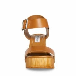 SteveMadden COLADA TAN LEATHER -Steve Madden | Official Store STEVEMADDEN SHOES COLADA TAN LEATHER FRONT