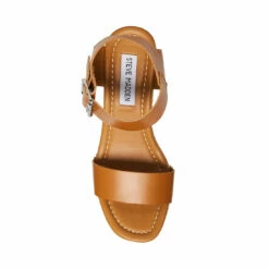SteveMadden COLADA TAN LEATHER -Steve Madden | Official Store STEVEMADDEN SHOES COLADA TAN LEATHER TOP