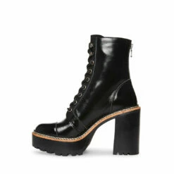 SteveMadden CORE BLACK LEATHER -Steve Madden | Official Store STEVEMADDEN SHOES CORE BLACK LEATHER INSIDE