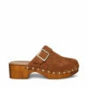 SteveMadden DANA COGNAC SUEDE -Steve Madden | Official Store STEVEMADDEN SHOES DANA COGNAC SUEDE SIDE 1