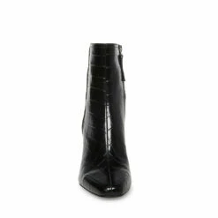 SteveMadden DIVINE BLACK CROCODILE -Steve Madden | Official Store STEVEMADDEN SHOES DIVINE BLACK CROCO FRONT