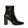 SteveMadden DIVINE BLACK CROCODILE -Steve Madden | Official Store STEVEMADDEN SHOES DIVINE BLACK CROCO SIDE 1