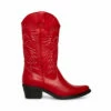SteveMadden HAYWARD RED LEATHER -Steve Madden | Official Store STEVEMADDEN SHOES HAYWARD RED LEATHER SIDE 2