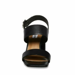 SteveMadden HOLLAND BLACK LEATHER -Steve Madden | Official Store STEVEMADDEN SHOES HOLLAND BLACK LEATHER FRONT
