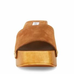 SteveMadden IZZY BROWN SUEDE -Steve Madden | Official Store STEVEMADDEN SHOES IZZY BROWN SUEDE FRONT