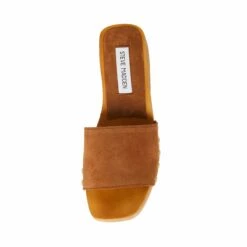 SteveMadden IZZY BROWN SUEDE -Steve Madden | Official Store STEVEMADDEN SHOES IZZY BROWN SUEDE TOP