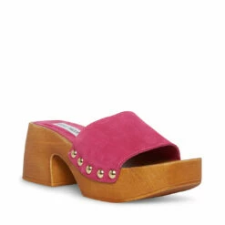 SteveMadden IZZY PINK SUEDE -Steve Madden | Official Store STEVEMADDEN SHOES IZZY PINK SUEDE