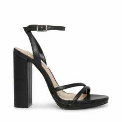 SteveMadden JENNIFER BLACK LEATHER -Steve Madden | Official Store STEVEMADDEN SHOES JENNIFER BLACK LEATHER SIDE 3