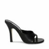 SteveMadden KARINA BLACK LEATHER -Steve Madden | Official Store STEVEMADDEN SHOES KARINA BLACK LEATHER SIDE