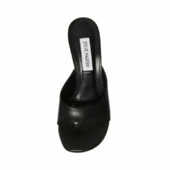 SteveMadden KARINA BLACK LEATHER -Steve Madden | Official Store STEVEMADDEN SHOES KARINA BLACK LEATHER TOP