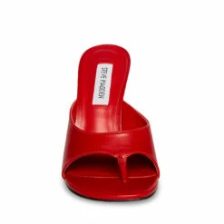 SteveMadden KARINA RED LEATHER -Steve Madden | Official Store STEVEMADDEN SHOES KARINA RED LEATHER FRONT