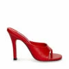 SteveMadden KARINA RED LEATHER -Steve Madden | Official Store STEVEMADDEN SHOES KARINA RED LEATHER SIDE 1