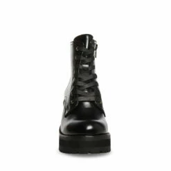 SteveMadden KERRY BLACK LEATHER 11 SteveMadden KERRY BLACK LEATHER -Steve Madden | Official Store STEVEMADDEN SHOES KERRY BLACK LEATHER FRONT