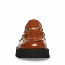 SteveMadden LANDO COGNAC LEATHER -Steve Madden | Official Store STEVEMADDEN SHOES LANDO COGNAC LEATHER FRONT 1