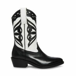 SteveMadden LAREDO-M BLACK/WHITE