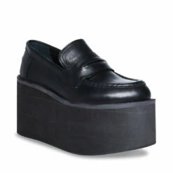SteveMadden LAWRENCE2-0 BLACK LEATHER -Steve Madden | Official Store STEVEMADDEN SHOES LAWRENCE 2 BLACK