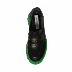 SteveMadden LAWRENCE BLACK/GREEN 16 SteveMadden LAWRENCE BLACK/GREEN -Steve Madden | Official Store STEVEMADDEN SHOES LAWRENCE BLACK GREEN TOP