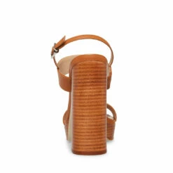 SteveMadden IESHA COGNAC LEATHER -Steve Madden | Official Store STEVEMADDEN SHOES LESHA COGNAC LEATHER BACK