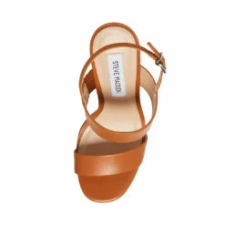 SteveMadden IESHA COGNAC LEATHER -Steve Madden | Official Store STEVEMADDEN SHOES LESHA COGNAC LEATHER TOP