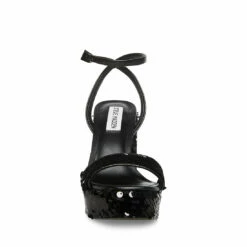 SteveMadden LESSA-S BLACK -Steve Madden | Official Store STEVEMADDEN SHOES LESSA S BLACK FRONT 1