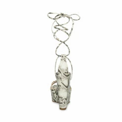 SteveMadden LINDA BLACK/WHITE SNAKE -Steve Madden | Official Store STEVEMADDEN SHOES LINDA BLACK WHITE SNAKE BACK