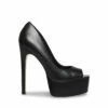 SteveMadden LUST BLACK LEATHER