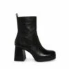 SteveMadden MAGGIE BLACK LEATHER 2 SteveMadden MAGGIE BLACK LEATHER -Steve Madden | Official Store STEVEMADDEN SHOES MAGGIE BLACK LEATHER SIDE 1