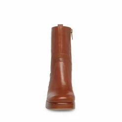 SteveMadden MAGGIE BROWN LEATHER -Steve Madden | Official Store STEVEMADDEN SHOES MAGGIE BROWN LEATHER FRONT