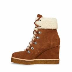 SteveMadden MARCEL COGNAC SUEDE -Steve Madden | Official Store STEVEMADDEN SHOES MARCEL BROWN SUEDE INSIDE