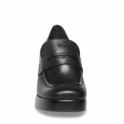 SteveMadden MARLA BLACK LEATHER -Steve Madden | Official Store STEVEMADDEN SHOES MARLA BLACK LEATHER FRONT