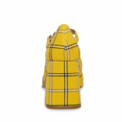 STEVEMADDEN MINGLE YELLOW PLAID -Steve Madden | Official Store STEVEMADDEN SHOES MINGLE YELLOW PLAID BACK