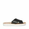 SteveMadden PERCY BLACK LEATHER -Steve Madden | Official Store STEVEMADDEN SHOES PERCY BLACK LEATHER SIDE