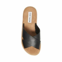 SteveMadden PERCY BLACK LEATHER -Steve Madden | Official Store STEVEMADDEN SHOES PERCY BLACK LEATHER TOP