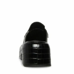 SteveMadden PORTIA BLACK CROCODILE 12 SteveMadden PORTIA BLACK CROCODILE -Steve Madden | Official Store STEVEMADDEN SHOES PORTIA BLACK CROCO BACK
