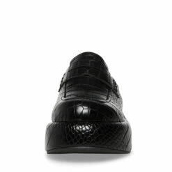 SteveMadden PORTIA BLACK CROCODILE 10 SteveMadden PORTIA BLACK CROCODILE -Steve Madden | Official Store STEVEMADDEN SHOES PORTIA BLACK CROCO FRONT