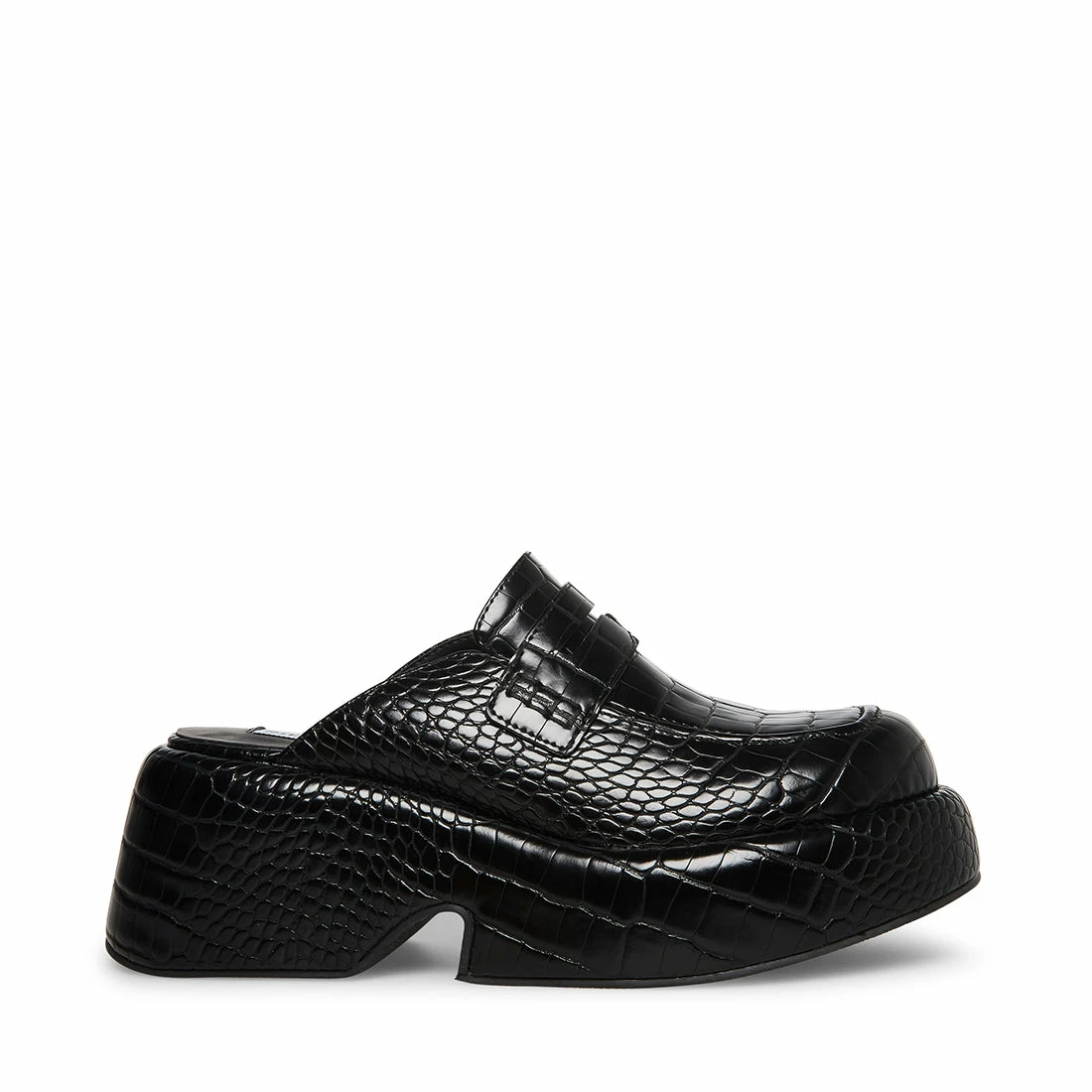 SteveMadden PORTIA BLACK CROCODILE 3 SteveMadden PORTIA BLACK CROCODILE
