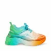 SteveMadden REGARDS ORANGE MULTI -Steve Madden | Official Store STEVEMADDEN SHOES REGARDS BLUE ORANGE SIDE