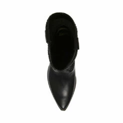 SteveMadden SADDLE BLACK LEATHER -Steve Madden | Official Store STEVEMADDEN SHOES SADDLE BLACK LEATHER ITALY6