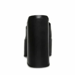 SteveMadden TRIXIE BLACK LEATHER -Steve Madden | Official Store STEVEMADDEN SHOES TRIXIE BLACK LEATHER BACK