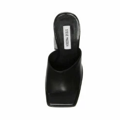 SteveMadden TRIXIE BLACK LEATHER -Steve Madden | Official Store STEVEMADDEN SHOES TRIXIE BLACK LEATHER TOP
