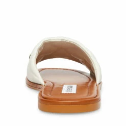 SteveMadden TROUBLE WHITE LEATHER 12 SteveMadden TROUBLE WHITE LEATHER -Steve Madden | Official Store STEVEMADDEN SHOES TROUBLE WHITE LEATHER BACK 1