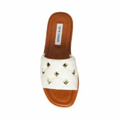 SteveMadden TROUBLE WHITE LEATHER 11 SteveMadden TROUBLE WHITE LEATHER -Steve Madden | Official Store STEVEMADDEN SHOES TROUBLE WHITE LEATHER TOP 1