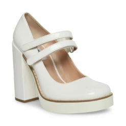 SteveMadden TWICE WHITE PATENT -Steve Madden | Official Store STEVEMADDEN SHOES TWICE WHITE PATENT