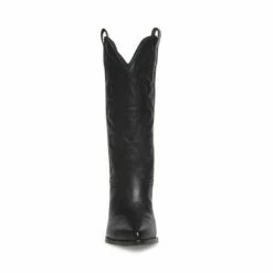 SteveMadden WEST BLACK LEATHER -Steve Madden | Official Store STEVEMADDEN SHOES WEST BLACK LEATHER FRONT