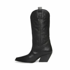 SteveMadden WEST BLACK LEATHER -Steve Madden | Official Store STEVEMADDEN SHOES WEST BLACK LEATHER INSIDE