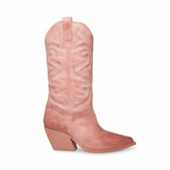 SteveMadden WEST SILVER LEATHER -Steve Madden | Official Store STEVEMADDEN SHOES WEST PINK LEATHER SIDE 4
