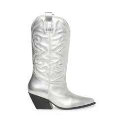 SteveMadden WEST SILVER LEATHER